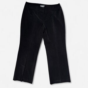 Covington Black High-Waisted Straight-Leg Tailored Trousers (14 PETITE)